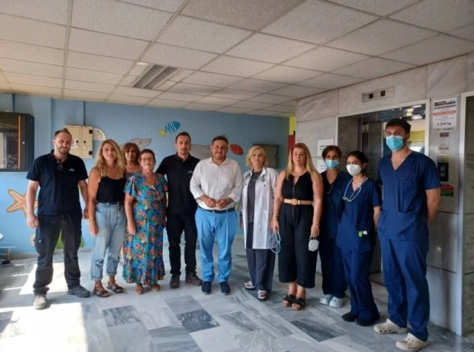 Ξεκίνησε η ανακαίνιση στο Παιδιατρικό Τμήμα του Γ.Ν.Λάρισας