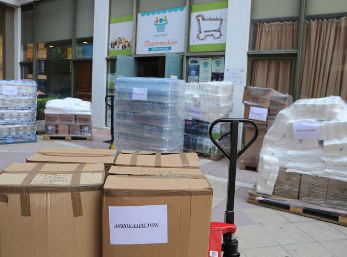 Τρόφιμα και είδη πρώτης ανάγκης για τους πυρόπληκτους της Αττικής συγκεντρώνει ο Δ.Λαρισαίων έως αύριο 23/08 στο Κοινωνικό Παντοπωλείο