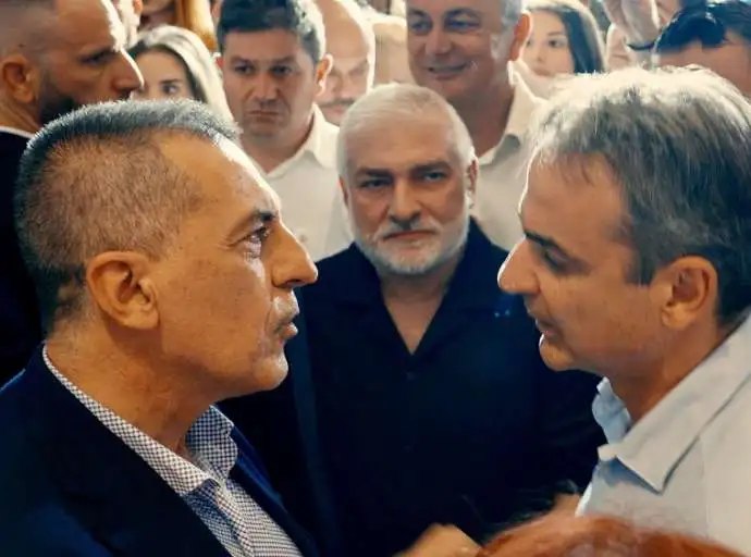 Βίντεο από το νέο τετ-α-τετ Κουρέτα με Μητσοτάκη στη ΔΕΘ