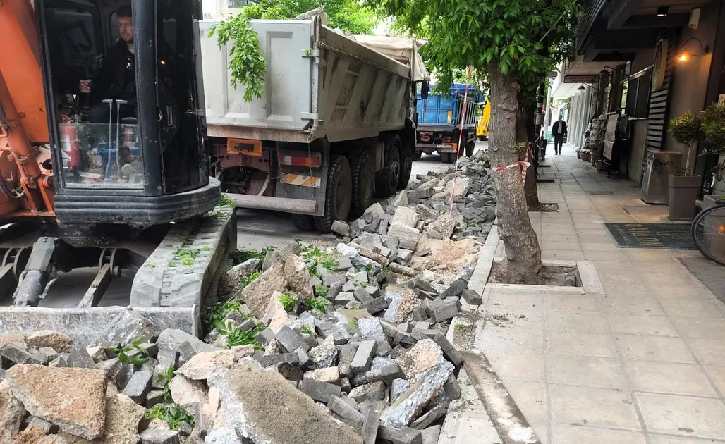 Ανακατασκευή νέου τμήματος στην Ανθίμου Γαζή - Από Σάββατο νέες ρυθμίσεις (ΧΑΡΤΗΣ)