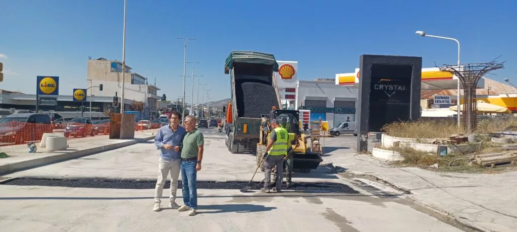 Ολοκληρώθηκε το έργο στην οδό Λαρίσης από την ΔΕΥΑΜΒ