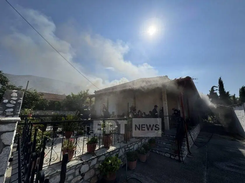 Κάηκε σπίτι σε χωριό της Λάρισας - Σώα η ηλικιωμένη ιδιοκτήτρια