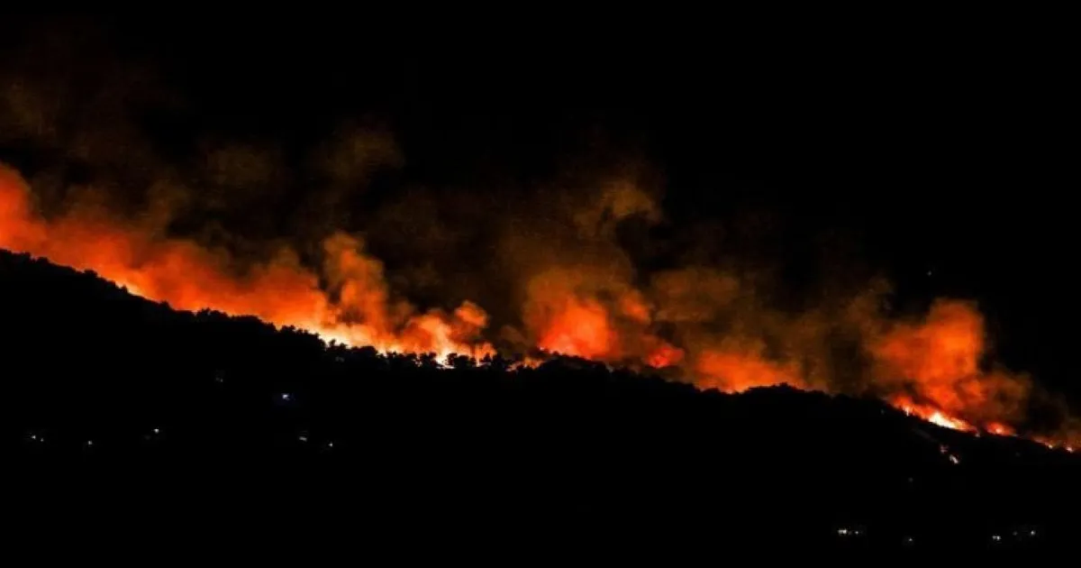 Αναχαιτίστηκε η φωτιά στο Νεοχώρι Πηλίου