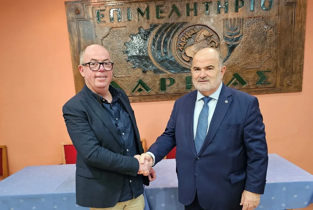 Συνάντηση Γιακουβή με τον πρόεδρο της ΓΣΕΒΕΕ