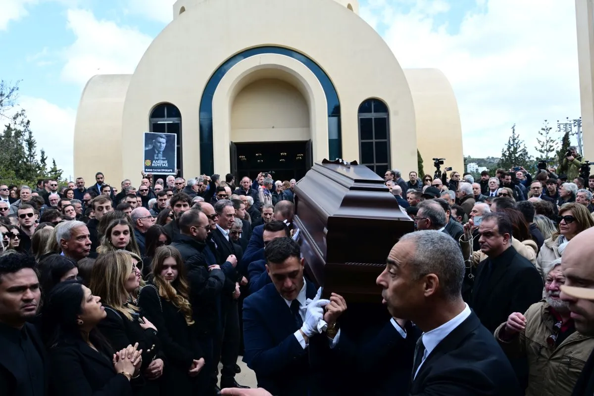 Το τελευταίο αντίο στον Αλέξη Κούγια - Συντετριμμένοι οι άνθρωποί του