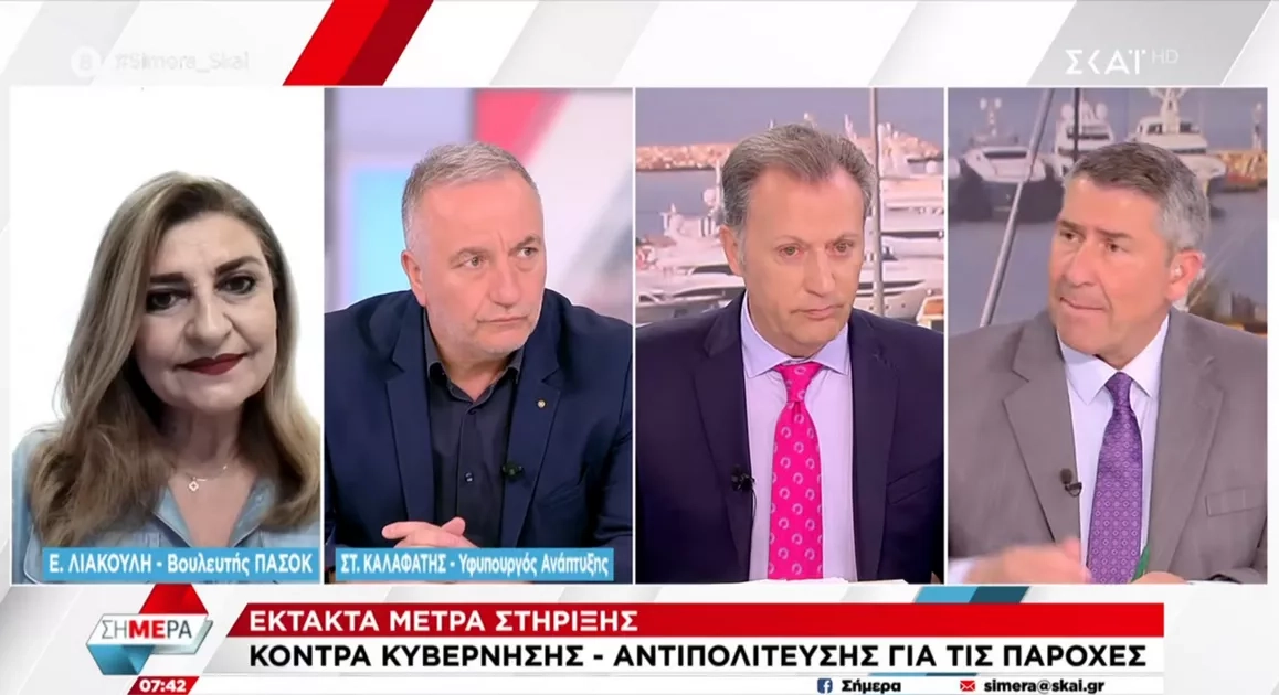 Λιακούλη στον ΣΚΑΪ: Ο Μητσοτάκης είναι... ο Τσίπρας του 2025 (VIDEO)