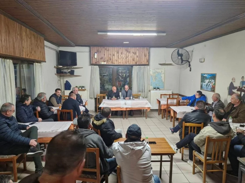 Καπετάνος στο Λουτρό Λάρισας: Στο προσκήνιο οι υποδομές και η ενίσχυση του πρωτογενούς τομέα