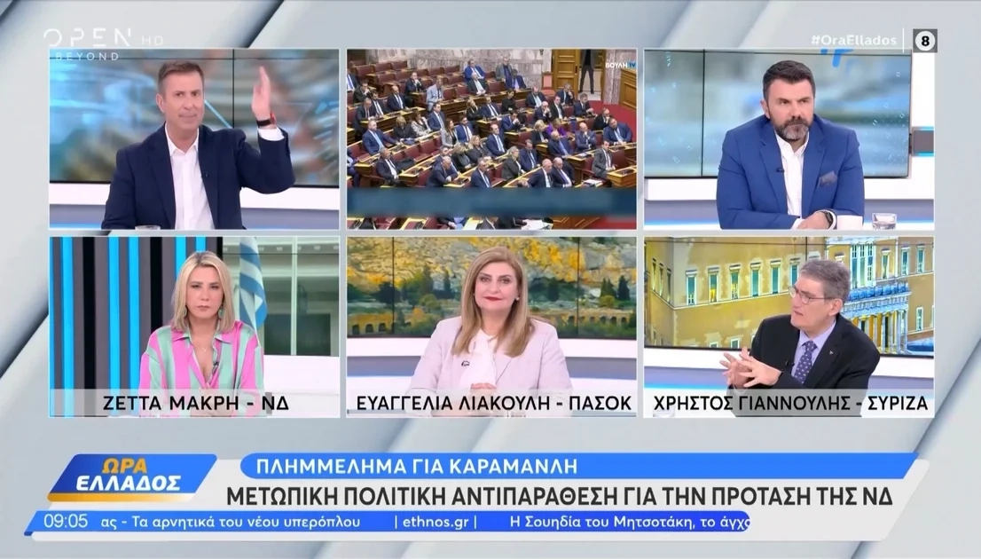 Λιακούλη στο OPEN: Σταθερά αόρατη για την Κυβέρνηση η ευθύνη των Υπουργών για κάθε σκάνδαλο (VIDEO)
