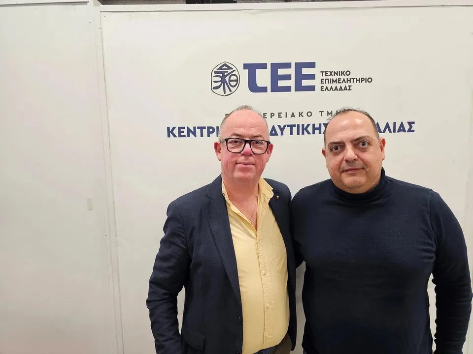 Συνάντηση Γιακουβή με τον πρόεδρο του ΤΕΕ Κ/Δ Θεσσαλίας 
