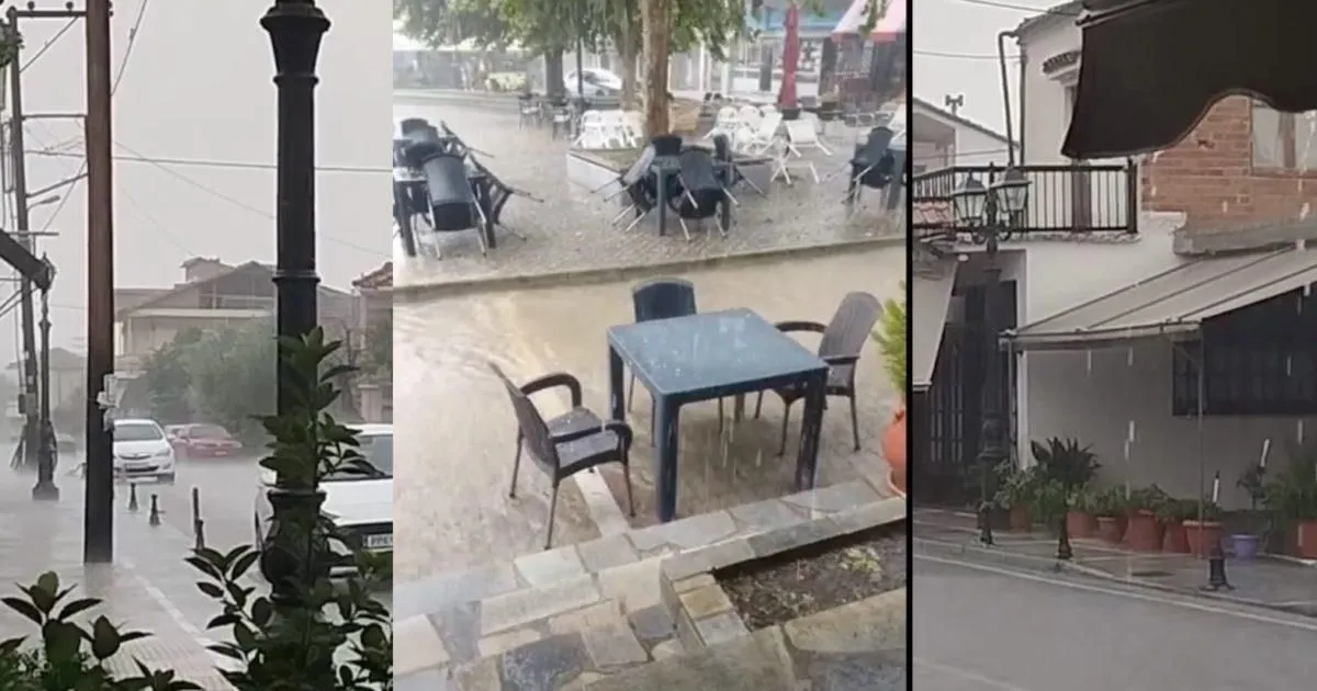 "Το μεγαλύτερο χαλάζι τα τελευταία χρόνια στη χώρα μας"
