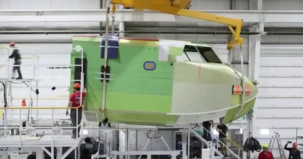 Canadair 515: Οι πρώτες εικόνες από την κατασκευή του αεροσκάφους