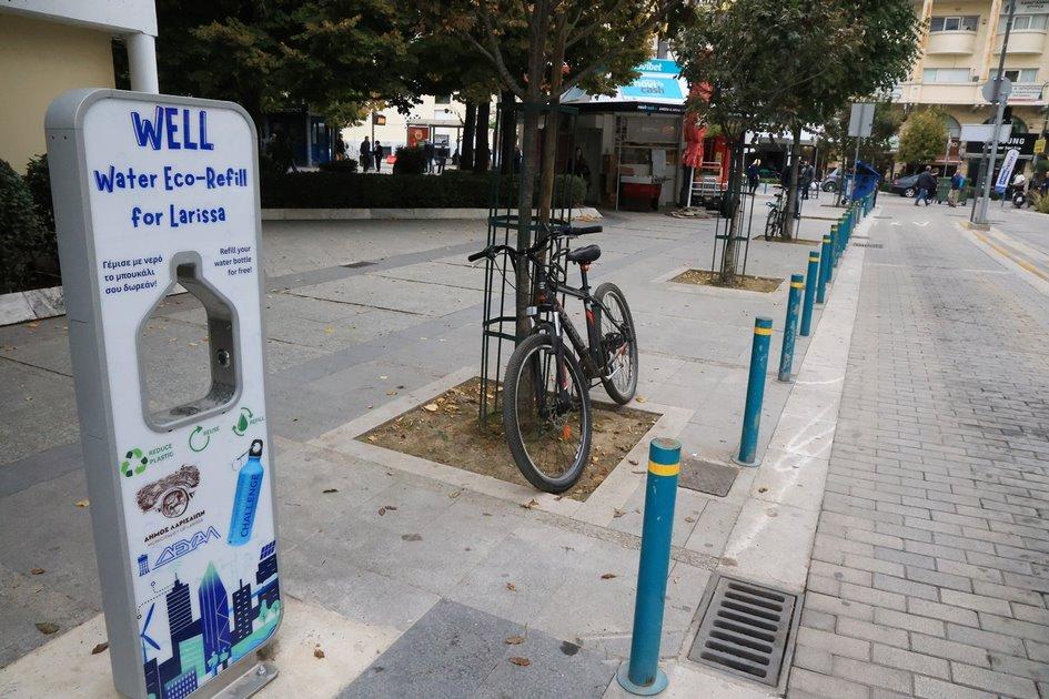 Στη διάθεση των Λαρισαίων επαναχρησιμοποιούμενες φιάλες νερού